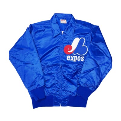 vtg rare 1983 MLB montreal expos wilson procut satin jacket size