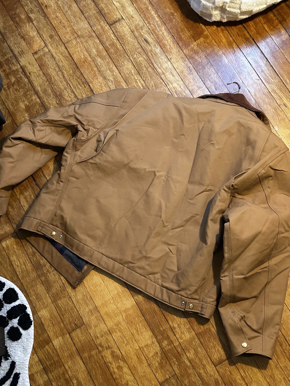 Carhartt Detroit Jacket Blanket Lined Duck J01 BRN Vi… Gem