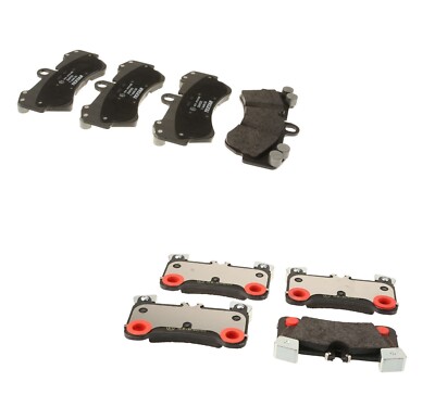 Textar Front & Rear Pad Set Brake Pads Kit For Porsche Cayenne Turbo S 2008-2010