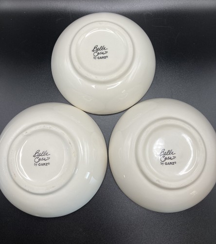 Christmas Dishes 4” Diameter Set of three Bella Casa Ganz Appetizer Candy Plate - Picture 4 of 5