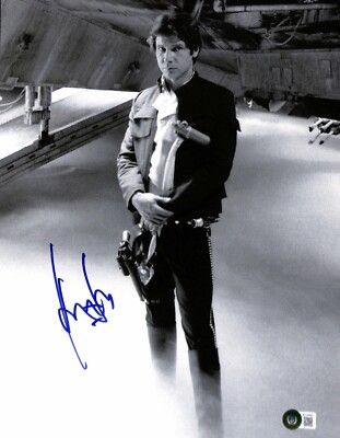 Harrison Ford Star Wars ESB Signed 11x14 photo Auto 10 BECKETT