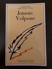 Jonson: Volpone - Edited by Jonas A Barish