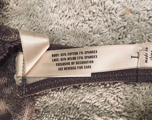 Bragas tanga LIVE LOVE DREAM, Aeropostale, talla grande, grises y blancas. NUEVO. - Imagen 10 de 10