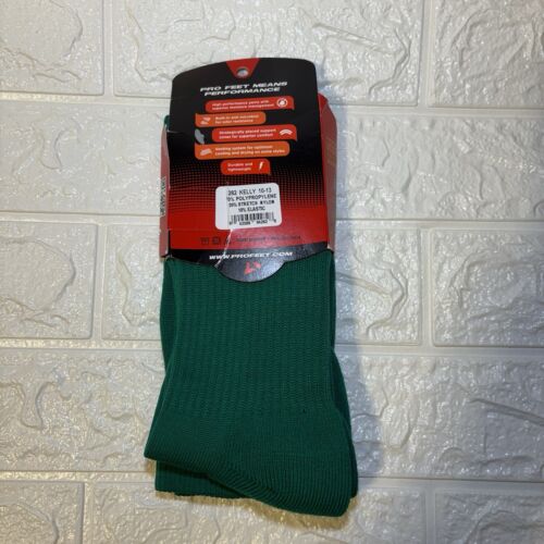 Pro Feet Maximum Performance Socks Size Large 10-13 Green Unisex Team Socks - Picture 2 of 5