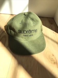 supreme olive hat