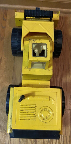 Vintage Nylint Yellow Jumbo Front Loader Pressed Steel Construction Toy Truck - Picture 7 of 12