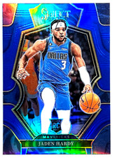 2022-23 Panini Select Basketball #174 Jaden Hardy RC Rookie Premier Level Silver