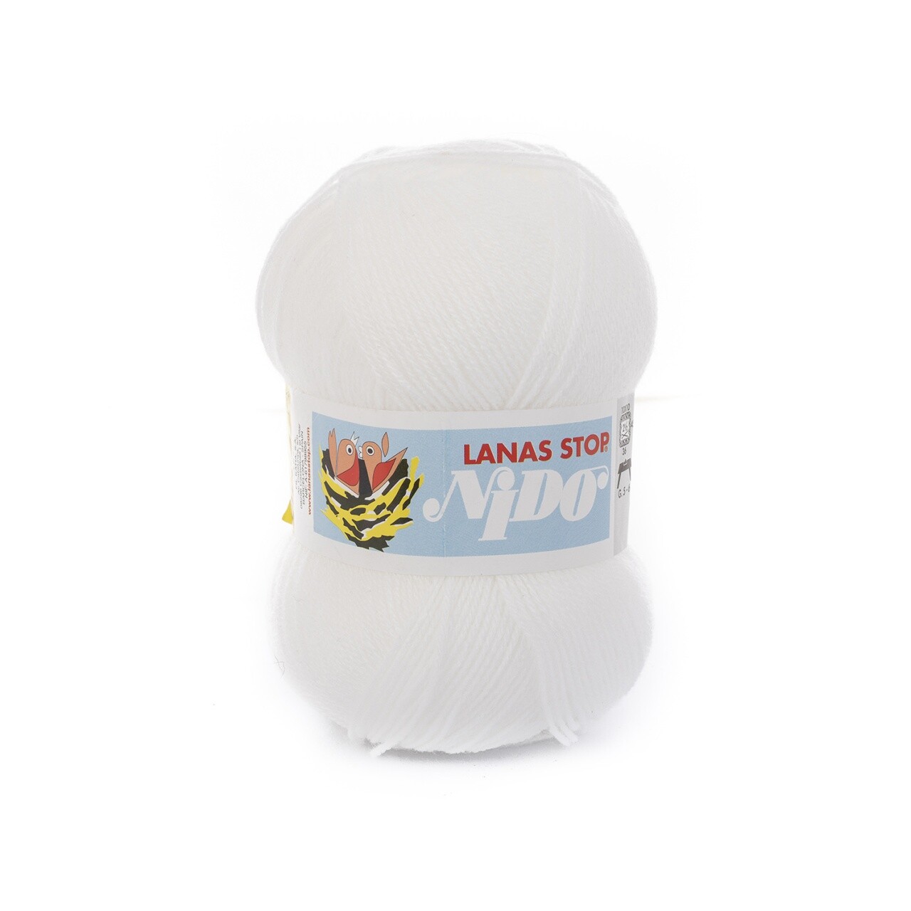 Nido - Lanas Stop by Katia - Blanco (000) - 50 g / approx. 321 m Wool