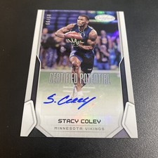 2017 Certified Potential Signatures Stacy Coley Minnesota Vikings #85/99