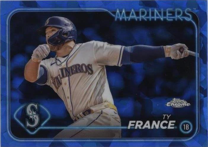 2024 Topps Chrome Sapphire Edition - Ty France #611 - 1 of 1