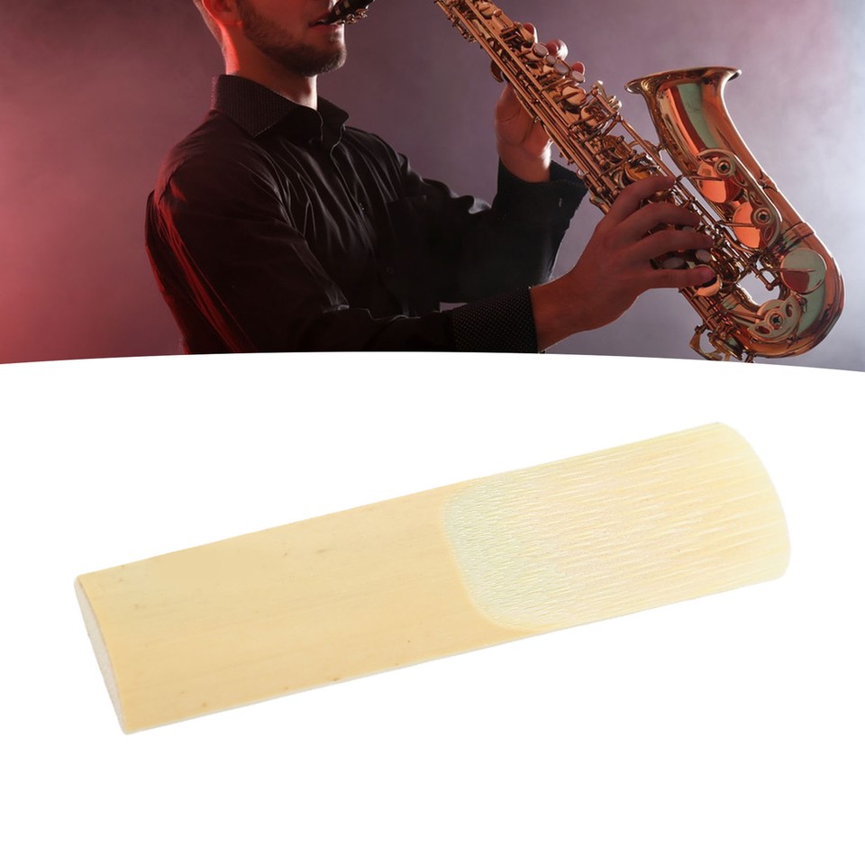 10Pcs Saxophone Reeds Hardness 2.5 Stable Sound High Accuracy Versatile