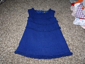 baby blue tweed dress