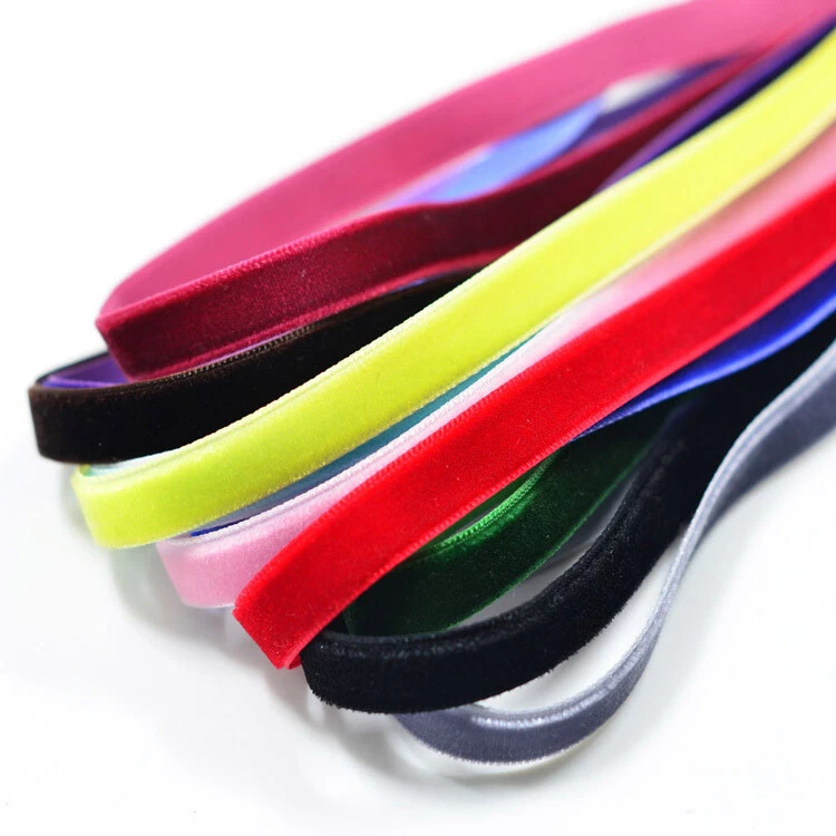 1/3/5/10 Meters 1cm 10mm Single Sided Velvet Ribbons Party Deco Gift Wrapping - image 2 of 4