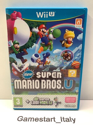 NEW SUPER MARIO BROS U + NEW SUPER LUIGI U - NINTENDO WiiU - GAME USED PAL