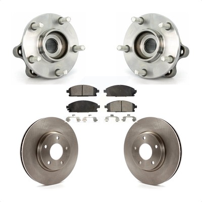 [Front] Hub Bearing Assembly Disc Brake Rotor Pad Kit For 2004-2009 Nissan Quest