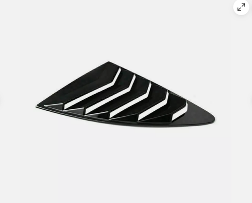 GlossBlack Side Window Louver For 13-18 Scion FRS BRZ Toyota 86 AE86 - Picture 2 of 5