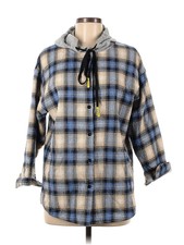 Zaful Women Blue Jacket M