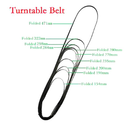 1PCS New Rubber Belt Replace Turntable Phono Tape CD Plattenspieler Drive B.io
