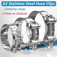 Hose Clamps-clips 304a2 Stainless Steel Heavy Duty T Bolt Exhaust 17mm-252mm Hose Clamps-clips 304a2 Stainless Steel Heavy Duty T Bolt Exhaust 17mm-252mm