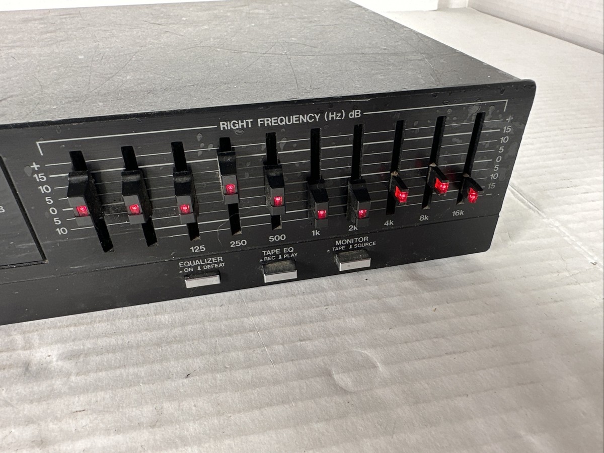 ADC SS-100SL Sound Shaper Audio Equalizer Tested Works Great