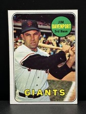 1969 Topps #102 Jim Davenport San Francisco Giants