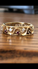 14KYG Ruby & Diamond Eternity Band 6.5 — photo 1