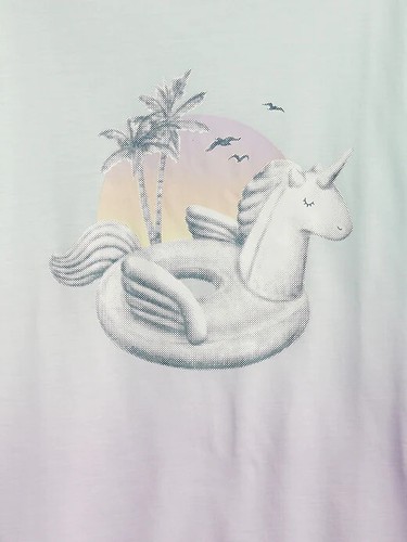 NWT Gap Kids Girls short pool float unicorn pajamas 100% recycled u pick size - Picture 2 of 2