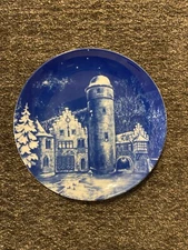 Royal Bavaria 1977 Rothenburg Vintage Christmas Plate