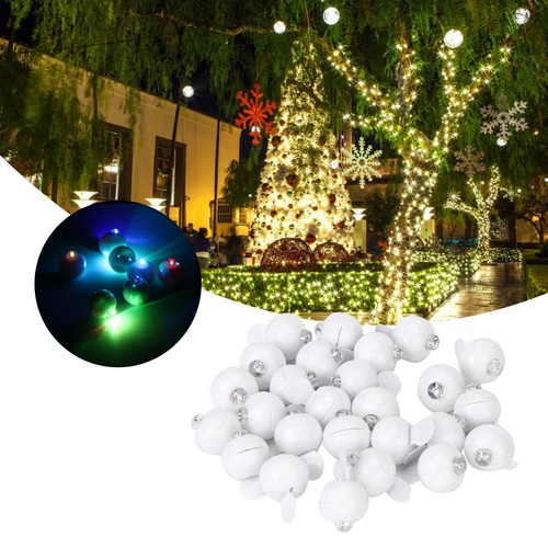 (Colorful)100Pcs Mini Round LED Balloon Lights Ball Lamps Christmas Wedding