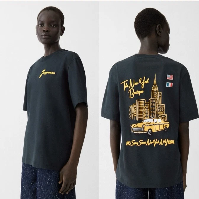 2026 Anniay-lin/Jacquemus Printed Loose Casual Short Sleeved T-shirt
Opens in a new window or tab