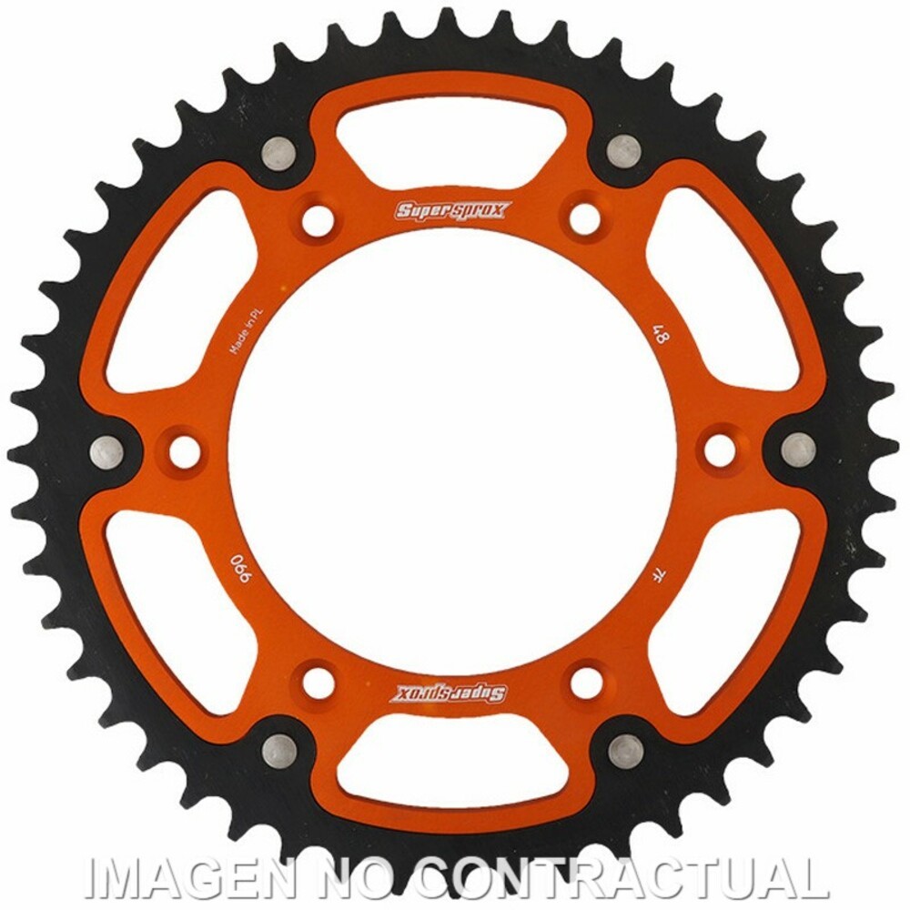 Free Shipping Supersprox Stealth Orange 47 D Motorcycle Parts