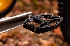 Crank Brothers Stamp 11 MTB Bike Platform Pedals Titanium Black Small New