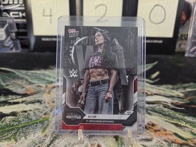 2026 Topps Now WWE Wrestlemania Vegas Set AJ Lee Red Foil /5