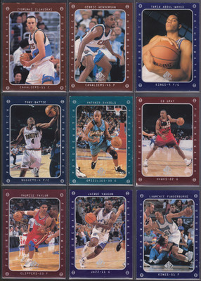 1997-98 Upper Deck SP Authentic Future Watch NBA Basketballl LOT of 10 Cards