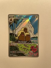 Carta Pokémon TCG Alolan Dugtrio Holo Sv08: Scintille Urgenti 208/191 (NM)