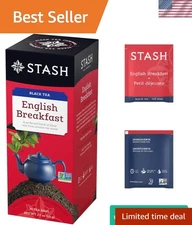 English Breakfast Black Tea - 180 Stay Fresh Tea Bags in 6 Boxes