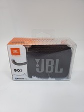 JBL Go 3 Portable Waterproof Speaker Black BRAND NEW