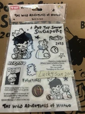 Pts exhibition pop mart Hirono playful return Stickers