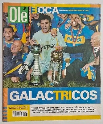 BOCA JUNIORS CHAMPION INTERCONTINENTAL CUP 2003 - Ole Magazine - Argentina