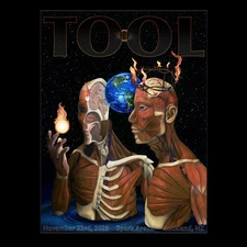 TOOL Auckland NZ 23/11/25 N2 Numbered Show Foil Poster Mike Gamble PRESALE