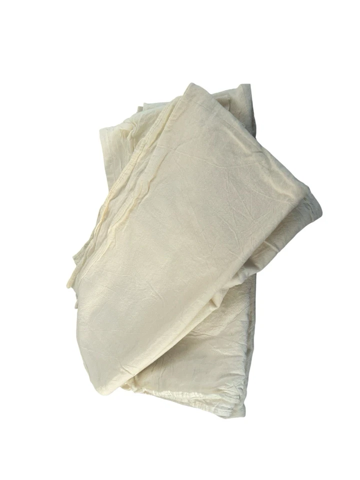 Juego de 7 pañales de tela pre plegables de algodón cáñamo orgánico 29 x 26"" hechos a mano en EE. UU. Foto 3 de 4