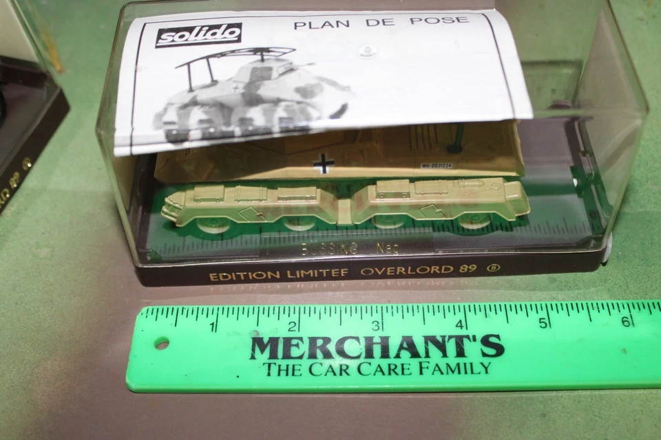 SOLIDO BUSSING NAG SDKFZ 232 OVERLORD 89 LTD ED VINTAGE FRENCH DIECAST 1:50 NIB - Image 4 of 4
