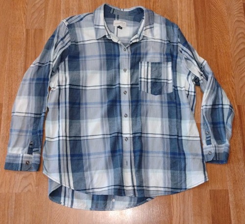 Camicia donna con bottoni in flanella a quadri filo universale taglia XL - Foto 3 di 12