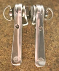 Vintage MINT Dia-Compe silver retrofriction frame downtube shifters shifter set