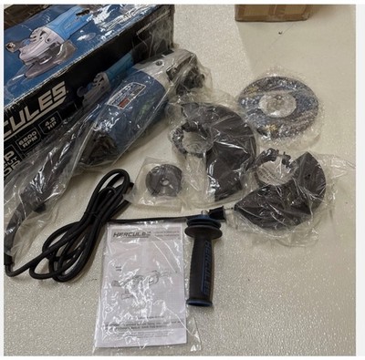 HERCULES 15 Amp, 7 in./9 in. Trigger-Grip Angle Grinder Open Box