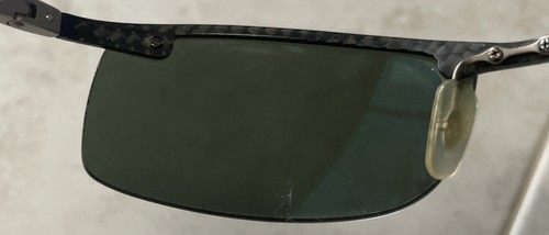 OCCHIALI DA SOLE RAY BAN POLARIZZATI FIBRA DI CARBONIO RB 8305 082/9A *LEGGERE DESCRIZIONE* - Foto 5 di 24