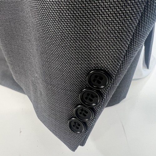 Canali Suit Mens Gray Wool Silk Blend Two Button Italy Classic Fit Pants - Picture 8 of 24