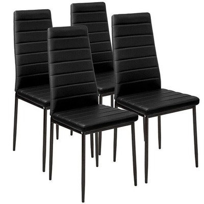 Esszimmerstühle 2er/4er/6er Set PU Leder Samt Hochlehner Metallbeine Küchenstuhl