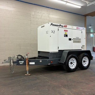 30KW Airman Power Pro Rental Grade Diesel Generator, 449 hours, 1 or 3 Phase