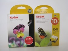 Genuine KODAK 10B/10C Ink Black  Color Cartridges Sealed NEW 